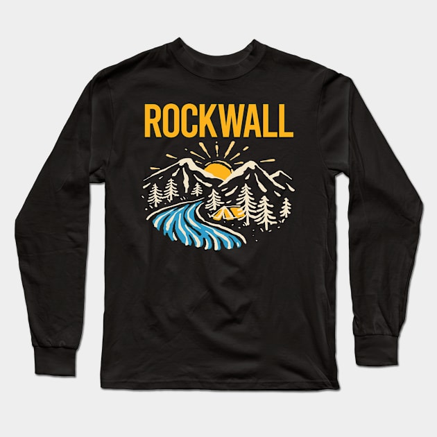 Nature Landscape Rockwall Long Sleeve T-Shirt by rosenbaumquinton52